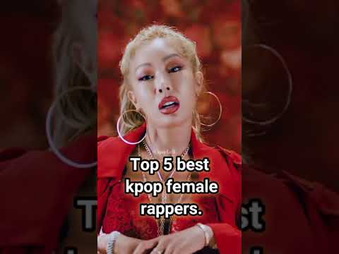 Top 5 best kpop female rappers 👅..! A/c to Google and fans voting