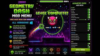 [NEW HACK] GEOMETRY DASH Cheat Menu | Free Download 2026 & Undetect | NoClip & MegaHACK