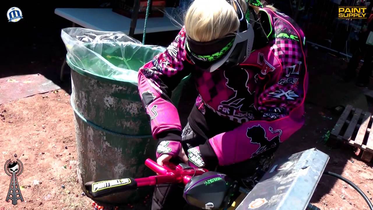 Paintball Action Die Fat Ladys Charms auf der Millennium Series in