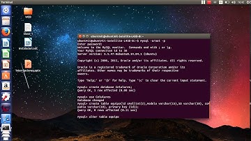 Instalacion de mysql en ubuntu desde la terminal