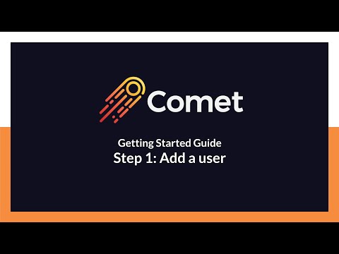 Comet Backup Getting Started Guide, Step 1: Add a user