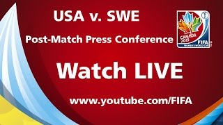 USA v. Sweden - Post-Match Press Conference