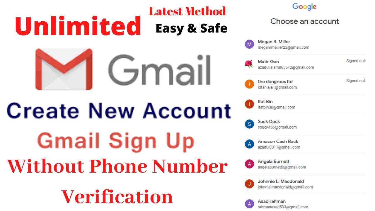 How To Unlimited Gmail Accounts Without Phone Number Verification 2020