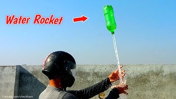 How to make Water Rocket with Plastic Bottle | Homemade Rocket with Water Bottle