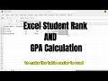 Make Your Own Gradebook in Minutes With Excel!