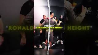 Cristiano Ronaldo Height Vs Cristiano Ronaldo Jr. Height