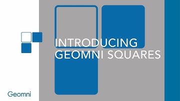 Introducing Geomni Squares