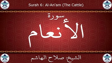 القرآن الكريم بصوت صلاح الهاشم - سورة الأنعام