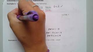 1 4 Graphing and Evaluating Piecewise Functions Part 2