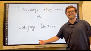 Language Learning vs Language Acquisition | Krashen's Theory Explained for Language Learners