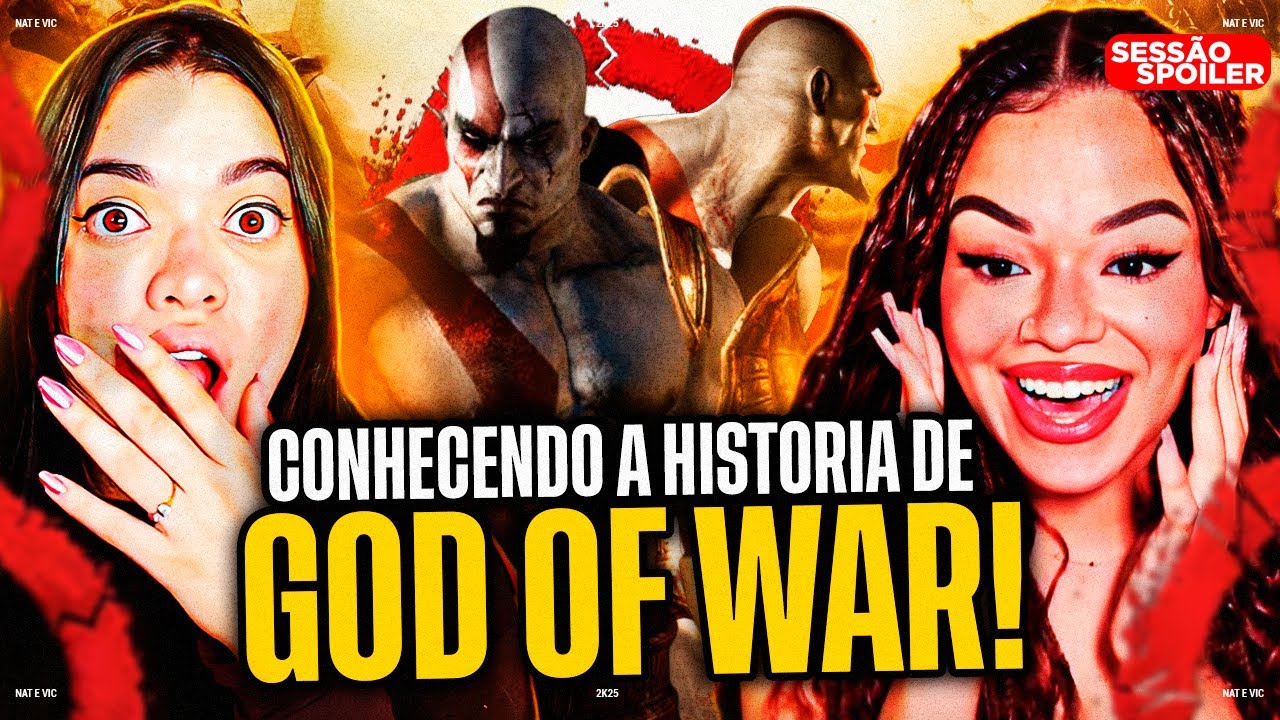CONHECENDO A História de God of War: Ascension - Sessão Spoiler | Sidão do Game | Nat e Vic MV REACT
