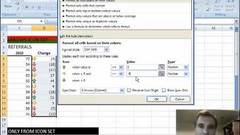 Excel Video 50 Icon Sets, Part 1