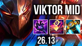 VIKTOR vs ZOE (MID) | 71K damage, Good KDA: 18/2/7 | KR Master | 26.13