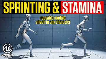 How to Create a Sprinting System with Stamina | Unreal Engine 5 Horror Game Tutorial – Lesson 11