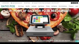 Datio Pos For Pizza Restaurants, Point Of Sale For Pizza Restaurant