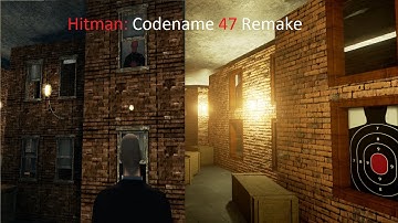Hitman: Codename 47 Fan made Remake (try) Inside Unreal Engine 4