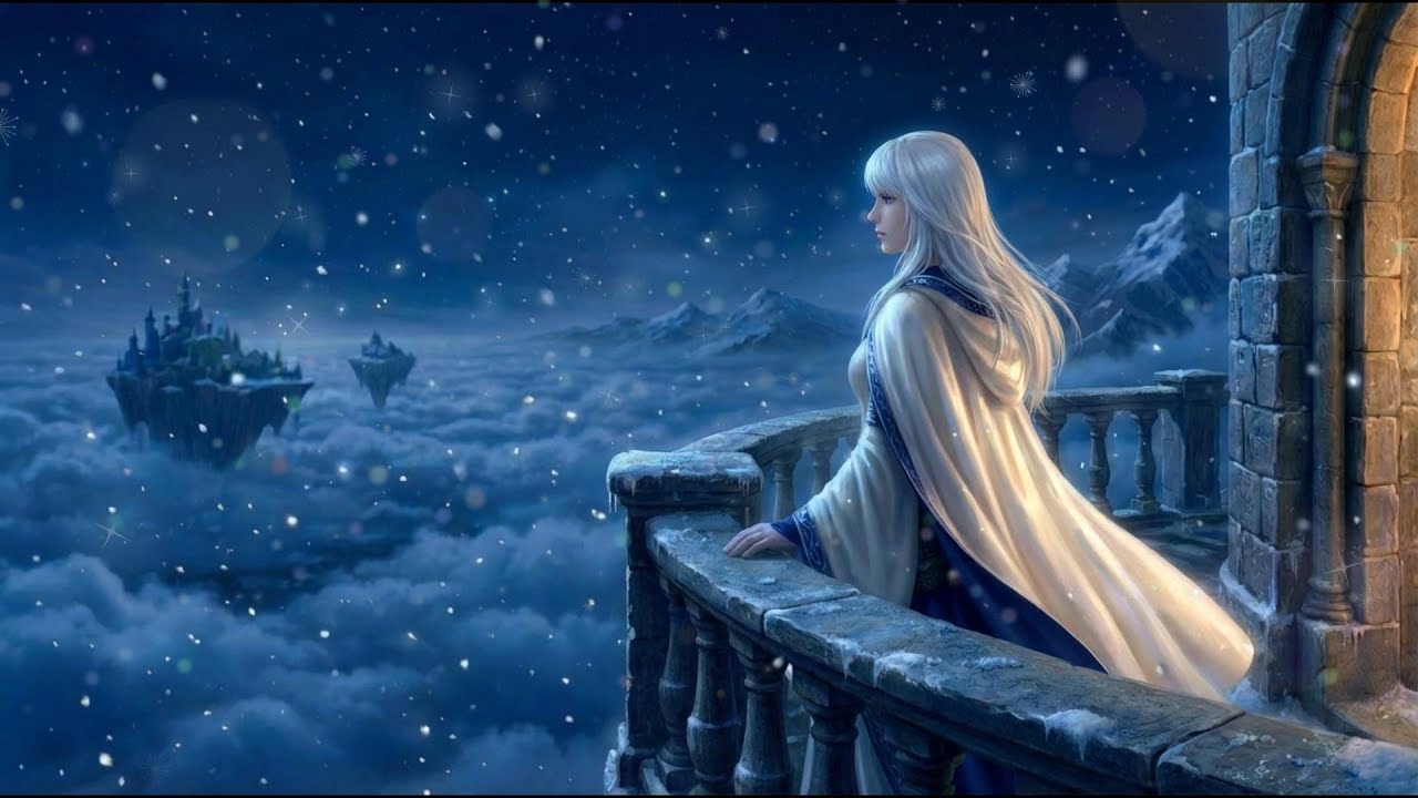 【Celtic Music】Snowfall Over the Floating Kingdom | 2 Hours | D&D / TTRPG【ケルト音楽/作業用・勉強用・睡眠用BGM】