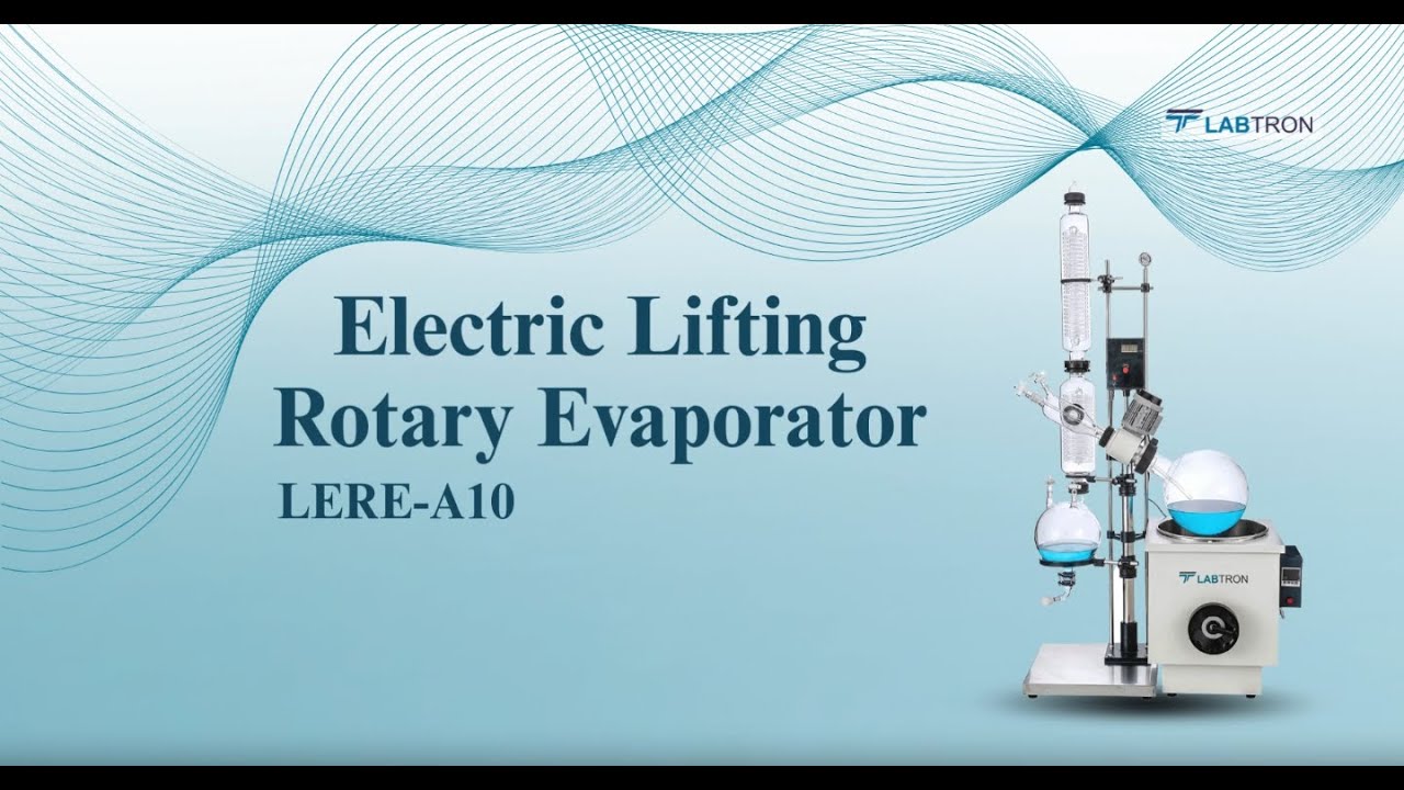 Labtron Electric Lifting Rotary Evaporator LERE-A10 | Optimized Evaporation, Enhanced Productivity!