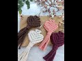 macrame beautiful keychain ❤️🤍🤎💗