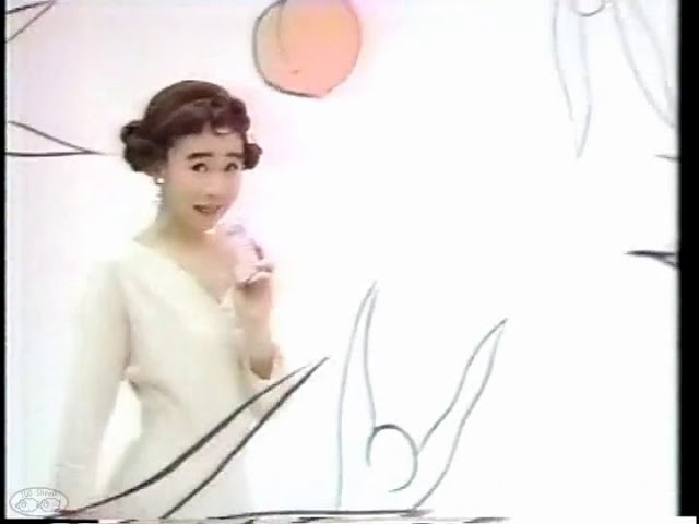 80年代後半 広告ステッカー 山瀬まみ【メルシャン】 ピーチツリー