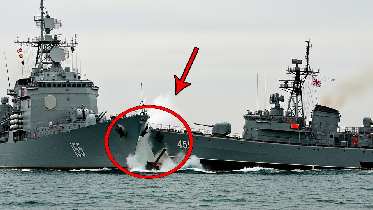 Самый ДЕРЗКИЙ ТАРАН холодной войны! Советский корабль снёс американский крейсер в Чёрном море!