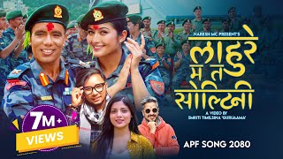 Lahure Ma Ta Soltini | Sagar Ale Magar & Ashmita Adhikari Ft. Naresh Mc & Anjali | APF Song 2080