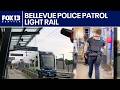 Bellevue police patrol light rail ahead of Crosslake Connection | FOX 13 Seattle