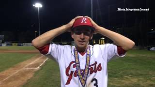 Redwood's Riley Overend talks about his game-winning run. #MarinBaseball
