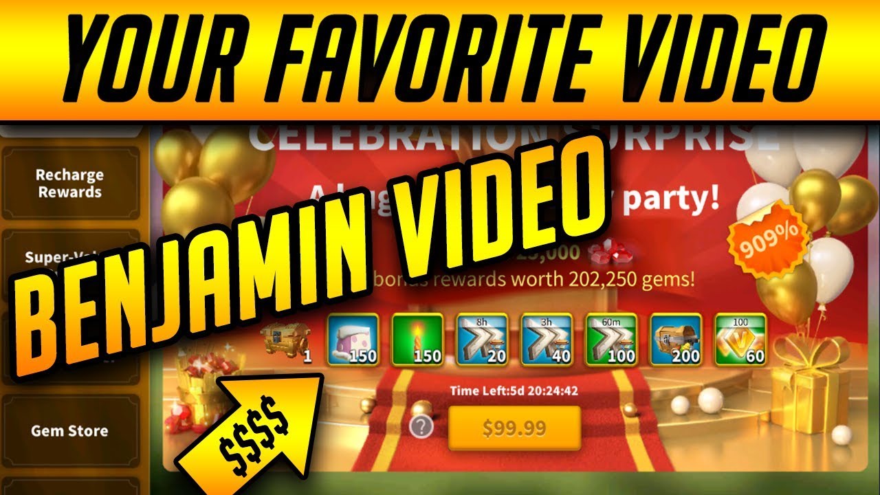 Spending Spree Anniversary Bundle Benjamin + Chest Opening + Alex Wheel | Rise of Kingdoms