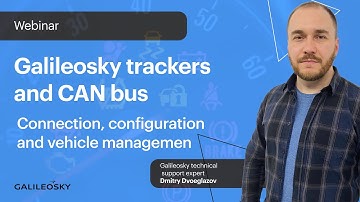 Galileosky trackers and CAN bus: connection configuration and vehicle management