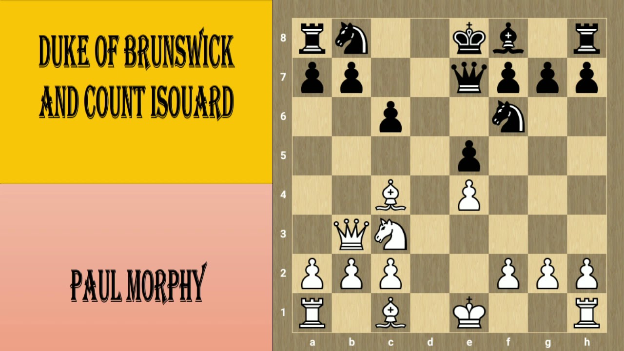 Morphy vs. Allies, Paris Opera 1858 - Most Famous Chess Games