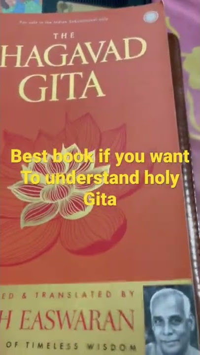 Best book to understand the holy Gita~ bhagavad gita! I will upload videos in hindi! #krishna #gita