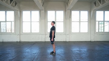 Suitcase Squats With Kettlebells