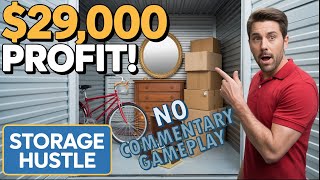 I Made $29,000 in ONE DAY Buying Storage Units! 💰 Storage Hustle (No Commentary Gameplay)