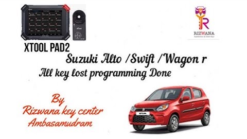 Maruti Suzuki Swift /Wagon-r /Alto All key lost program