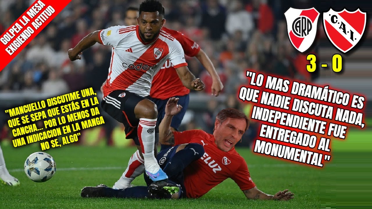 Muy de la cuna al infierno rojo con Motoneta López atracado de forma monumental en su visita a River