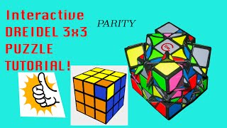 Dreidel 3x3- Parity(interactive dreidel 3x3 tutorial)