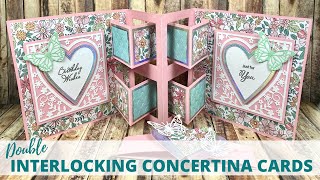 Double Interlocking Concertina Cards | 2 SHOWSTOPPER Designs!