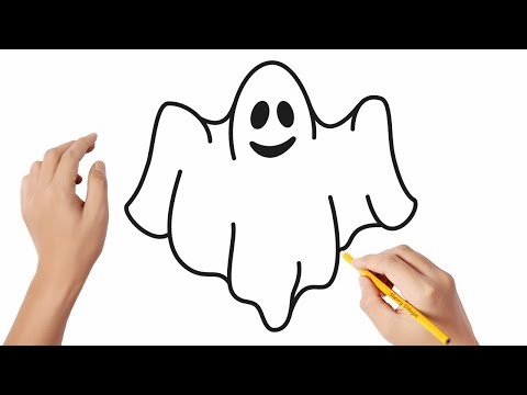 Video: Cómo Dibujar Un Fantasma