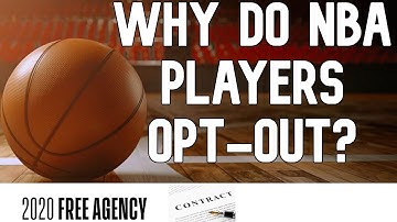 NBA CBA Explained | Why Do NBA Players Opt-Out? | 2020 Collective Bargaining Agreement