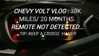 Player Profile Chevy Volt Vlog #60: Remote Not Detected - 38k miles 20 Months