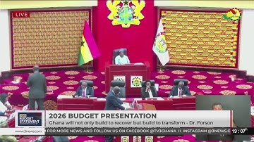 LIVE: Approval of CJ Nominee & 2026 Budget Presentation || 13-11-2025