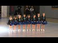 BASTA LITTLE GIRLS TEAM DANCE FREE STYLE POM PEEWEE at BASTA 2018