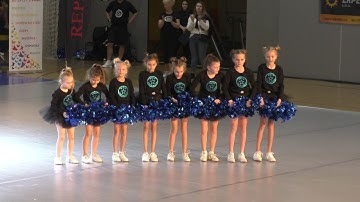 BASTA LITTLE GIRLS TEAM DANCE FREE STYLE POM PEEWEE at BASTA 2018