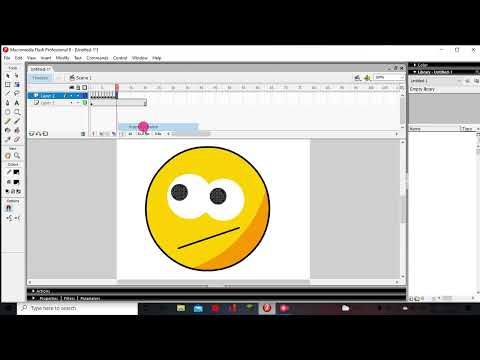 How to make a Smiley animation in MacroMedia Flash 8
