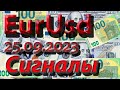 Курс евро доллар Eur Usd. Прогноз форекс 25.09. Трейдинг, торговые рекомендации. Трейдинг с нуля.