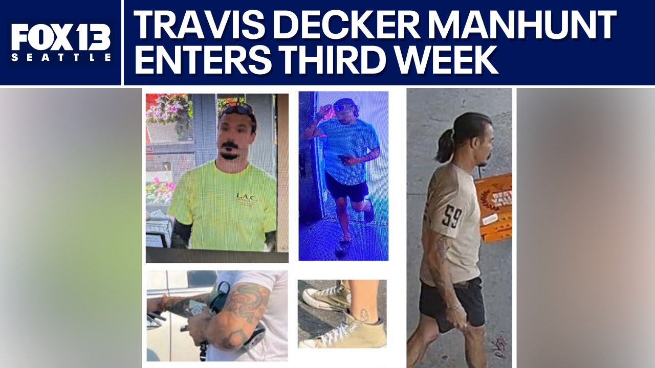 Manhunt for Travis Decker enters third week | FOX 13 Seattle - YouTube