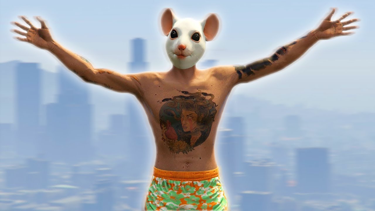 9/27/20 Rat Man Takes On The World Of Tryhards On GTA 5 Online - Follow Me - Rat Man from GTA Urban Legends becomes reality 
