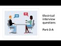 Electrical interview questions part 3 A