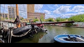 I reinstate bow sprit and restore cabin door and other stuff, on my sailing Dutch Barge